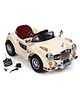Mee Mee Battery Operated Ride On Car With Remote Control - Light Cream