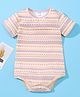 Kookie Kids Short Sleeves Onesie Aztec Print - Multicolor