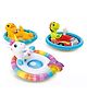 Intex See Me Sit Pool Float Inflatable Kiddie Swim Water Ring Tube Boat for Kids Swimming Pool Tube Ring  Pack of 1 - Multicolour