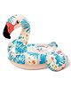 Intex Inflatable Tropical Flamingo Pool Float - Peach Blue
