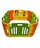 Babycenter India Baby Room Standard Playpen - Green Orange Yellow