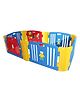 Babycenter India Baby Room Playpen With 2 Extensions - Blue Red Yellow