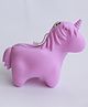 Aabacus Unicorn Shape Coin Pouch Cum Key Chain - Purple