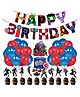 ZYOZI Avenger Themed Birthday Decoration Kit Multicolour - Pack of 37