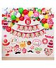 Zyozi Candy Theme Birthday Decoration Kit Multicolor - Pack of 54