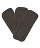 DOMENICO Wet Free Cloth Nappies Inserts Pack of 3 - Black 