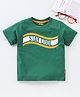 Fido Half Sleeves Printed Tee - Green