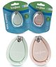 BAYBEE Premium Quality Oval Shape Nail Clipper Pack of 2 - Pink Green