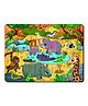 Mini Leaves 24 Pieces Wooden Wild Safari Animal Floor Jigsaw Puzzle with Wooden Box