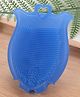 Silicone 2 in 1 Brush & Comb - Blue