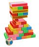 Kipa Tumbling Blocks Tower Multicolour - 72 pieces
