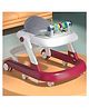 StarAndDaisyTiny Steps Baby Walker 2-in-1 Infant & Baby Activity Walker - Seated or Walk-Behind, Age- 6 months and above- Maroon