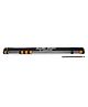 Radhe Flutes D Sharp Right Handed Base Octave Inch Acrylic Bansuri With Hard Cover - Transparent White