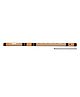Radhe Flutes Middle Right Handed G Natural Bansuri With Velvet Cover - Beige