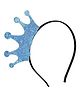 Aye Candy Glitter Crown Detailing Hair Band - Blue
