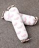 Babyhug Bolster Set Sea Horse Print Pack Of 2 - White & Pink