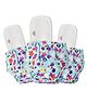 Mylo Baby Adjustable Washable and Reusable Cloth Diaper With Dry Feel Absorbent Insert Pad 3M-3Y - Floral Spring  - Pack of 3