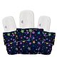 Mylo Baby Freesize Adjustable Cloth Diapers with 3 Free Insert Oeko Tex Certified Pack of 3 Twinkle Print - Multicolour