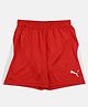 PUMA Shorts Logo Print with Side Panel - Red White