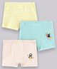 Chicita Boxers Multi Print Pack of 3 - Peach Yellow Green
