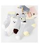 SYGA Non Slip Cotton Trainer Socks Pack of 5 Pairs - Grey 