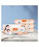 TULIPS Sensitive Baby Wet Wipes With LID Peach Fruit Extract & Vitamin E Pack of 4 - 72 Pieces Each