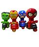 SVE Unbreakable Push & Go Vehicle Toy Pack of 4 - Multicolour