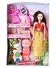 Apex Fashion Doll with Accessories Yellow Red - Height 33 cm (Colour May Vary)