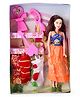 Apex Doll With Accessories Orange - Height 33 cm (colour may vary)