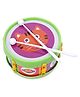 TOYFUN Senior Musical Drum with Sticks Animal Print - (Colour and print may vary)