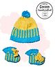 COCOON ORGANICS Dual Color Cap With Socks - Yellow
