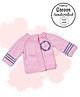 COCOON ORGANICS Full Sleeves Flower Knit Detailing Sweater - Light Pink