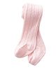 SYGA Cotton Solid Knit Tight Leggings - Pink