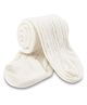 SYGA Cotton Solid Knit Tight Leggings - White
