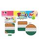 SANISHTH Pop it Fidget Sensory Stress Busting Silicone Toy Pack of 2 - Multicolour