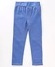 Earth Conscious Full Length Solid Colour Jeggings - Blue