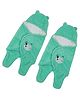 Babyzone Soft Fabric Winter Wear Embroidered Blankets Pack of 2- Green