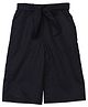 Aww Hunnie Solid Bow Detailed Pants - Black