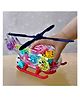 FunBlast 3D Transparent Electric Helicopter - Multicolor