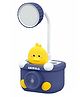 FunBlast Rechargeable LED Table Lamp With Pen Holder and Sharpener - Multicolour