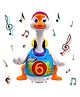 YAMAMA Dancing Swing Goose with Light & Music for Kids - Yellow