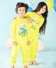 Anthrilo Full Sleeves No Planet B Print Sweatshirt - Lemon Yellow