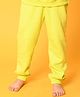 Anthrilo Full Length Solid Fleece Joggers - Lime Yellow