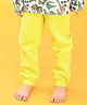 Anthrilo Full Length Solid Joggers - Lemon Yellow