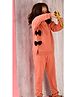 Anthrilo Full Length Solid Joggers - Peach