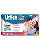 Little's Comfy Baby Pants Diapers Medium Size with Wetness Indicator and 12 hours Absorption, M (32 count)