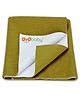 OYO BABY Anti-Piling Fleece Extra Absorbent Instant Dry Sheet, Baby Bed Protector, Waterproof Sheet, Small (70cm x 50cm), Gold