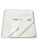 OYO BABY Anti-Piling Fleece Extra Absorbent Instant Dry Sheet, Baby Bed Protector, Waterproof Sheet, Small (70cm x 50cm), Ivory
