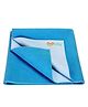 OYO BABY Anti-Piling Fleece Extra Absorbent Instant Dry Sheet, Baby Bed Protector, Waterproof Sheet, Small (70cm x 50cm), Firoza