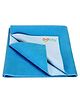 OYO BABY Anti-Piling Fleece Extra Absorbent Instant Dry Sheet, Baby Bed Protector, Waterproof Sheet, Medium (100cm x 70cm), Firoza